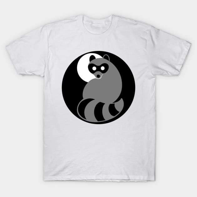 Trash Panda at Night, Trash Panda at Night (any background) T-Shirt by RJKpoyp